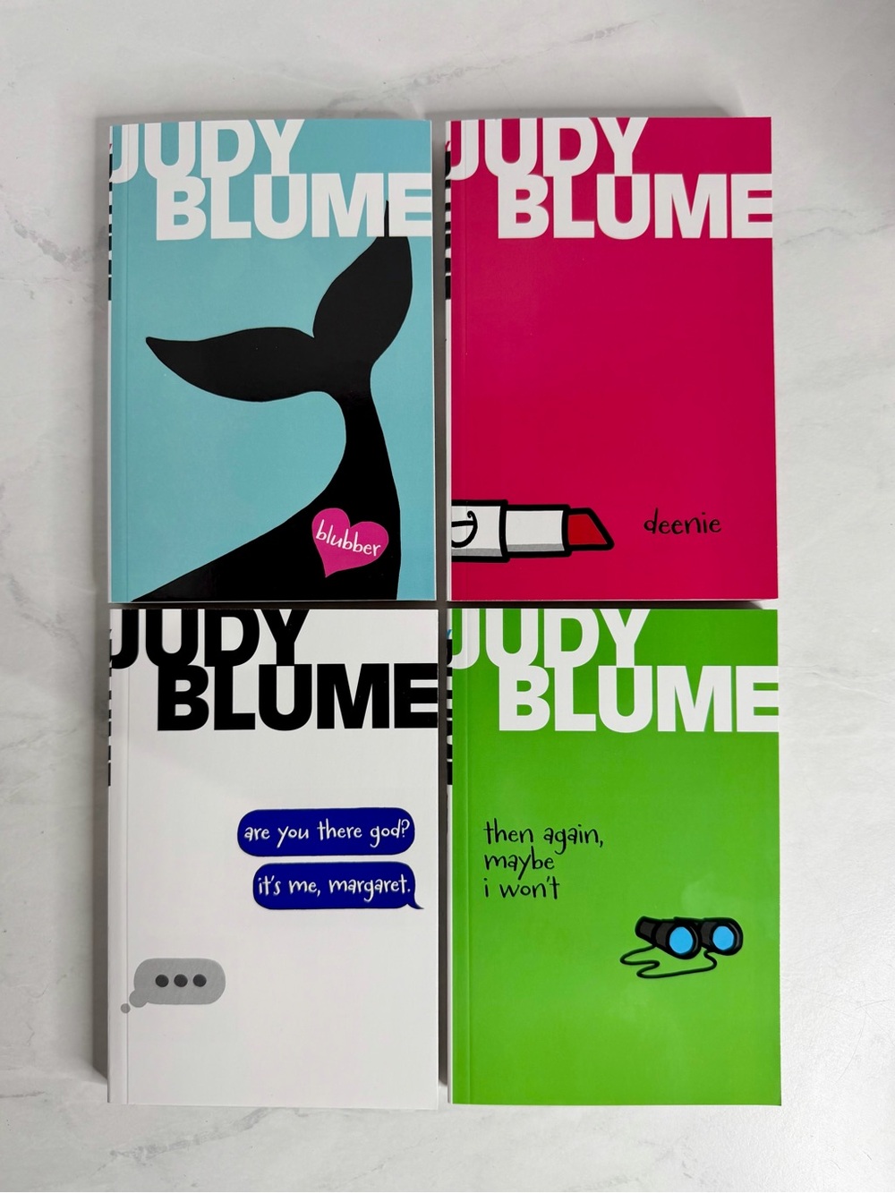 New Judy Blume Books Paperback Collection - Set of 4 Books